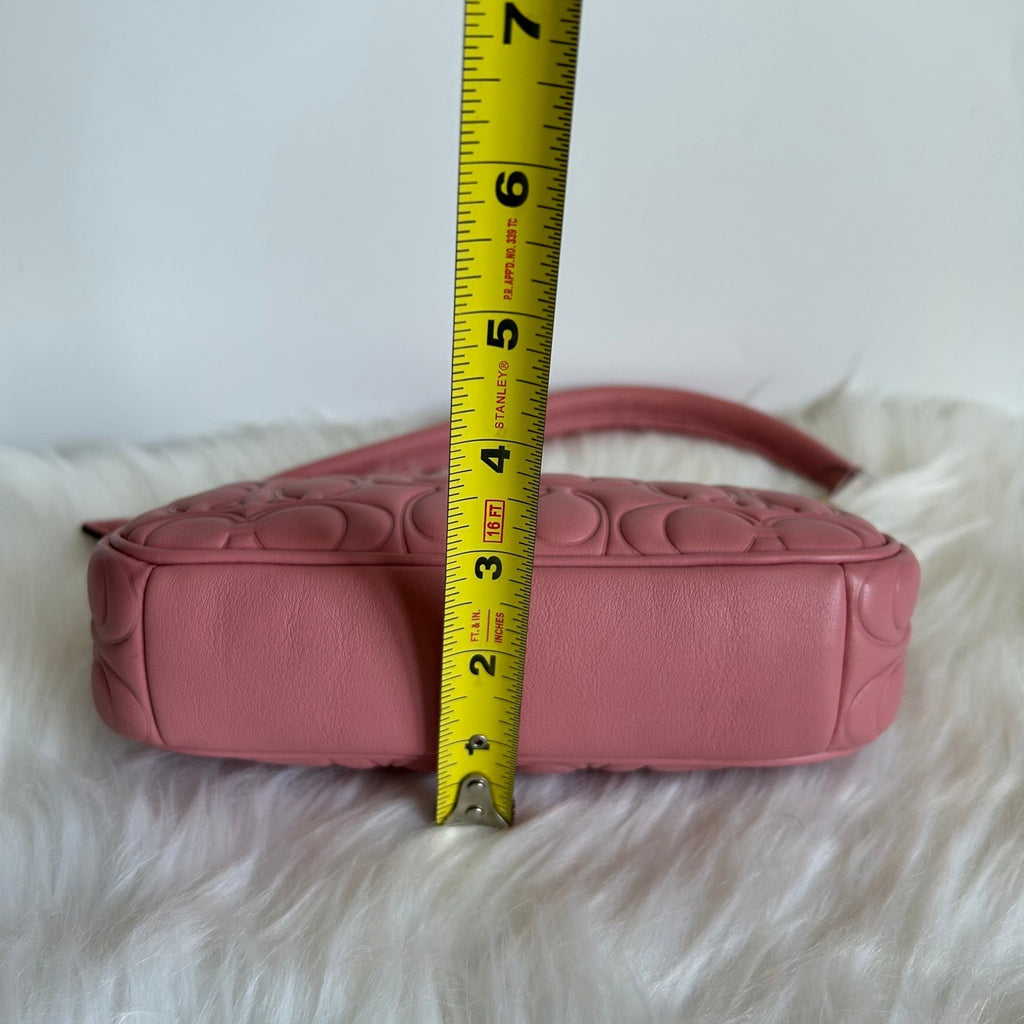 Coach Nolita 19 Pink Quilted Leather Shoulder Bag Excellent9