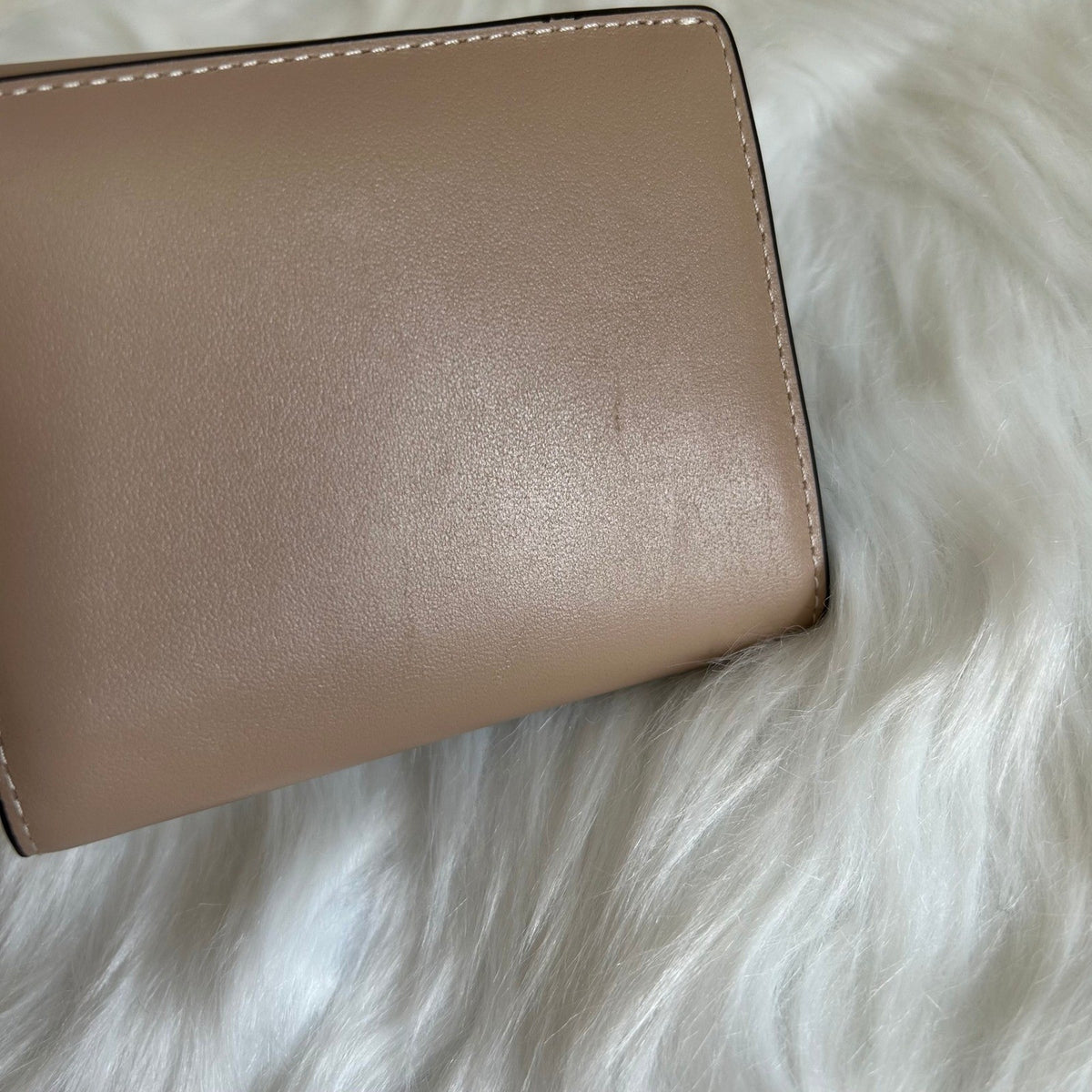 Coach Eliza Taupe Leather Small Wallet New With Tags CP2545