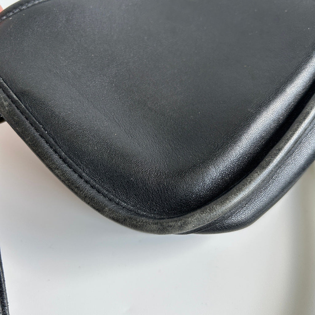 Coach Wendie 9031 Black Leather Crossbody Shoulder Bag Vintage3