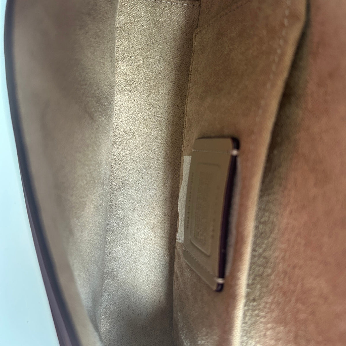 Coach Andrea Shoulder Bag Faded Blush Peach Smooth Leather Flap CT7686