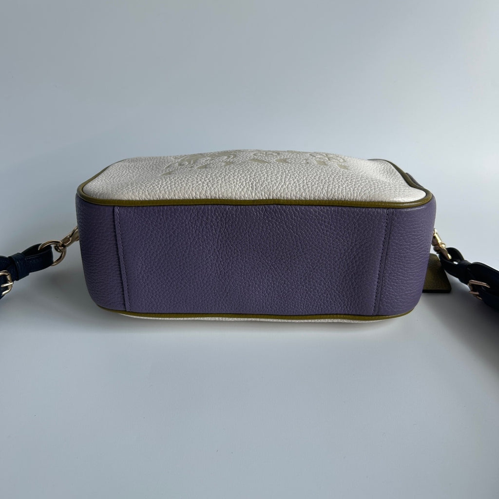 Coach Jes Crossbody Camera Bag in Colorblock Pebbled Leather3