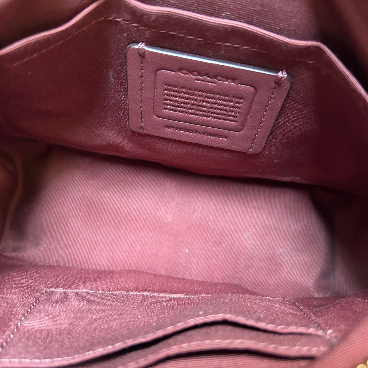 Coach Teri Pink Signature Leather Shoulder Bag Excellent5