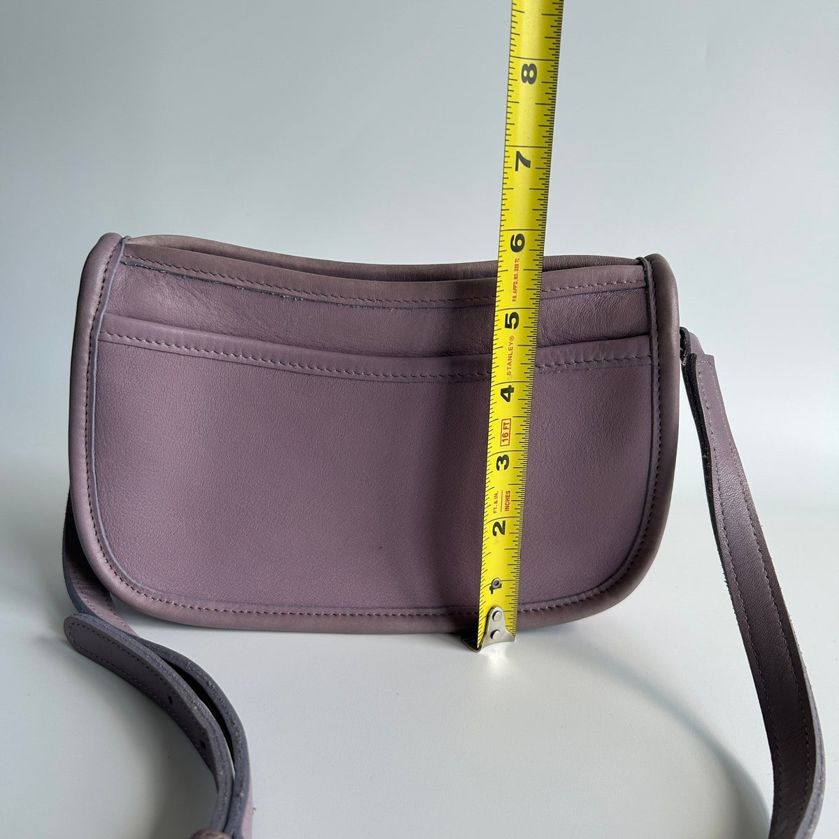 Coach Swinger 20 Purple Glove Tanned Leather Crossbody Bag 9031 Excellent5