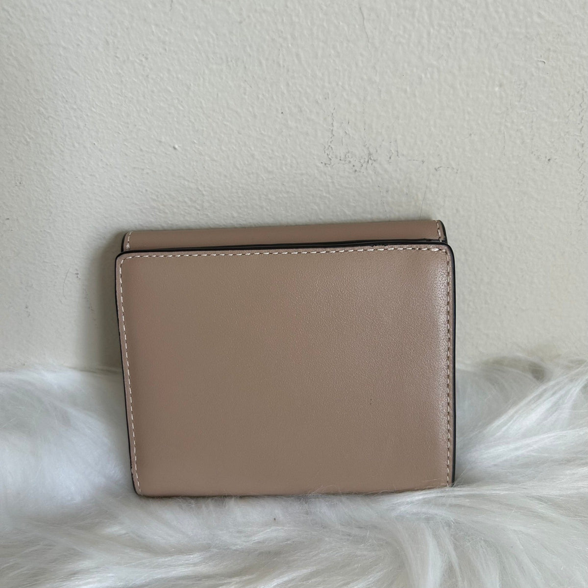 Coach Eliza Taupe Leather Small Wallet New With Tags CP2541