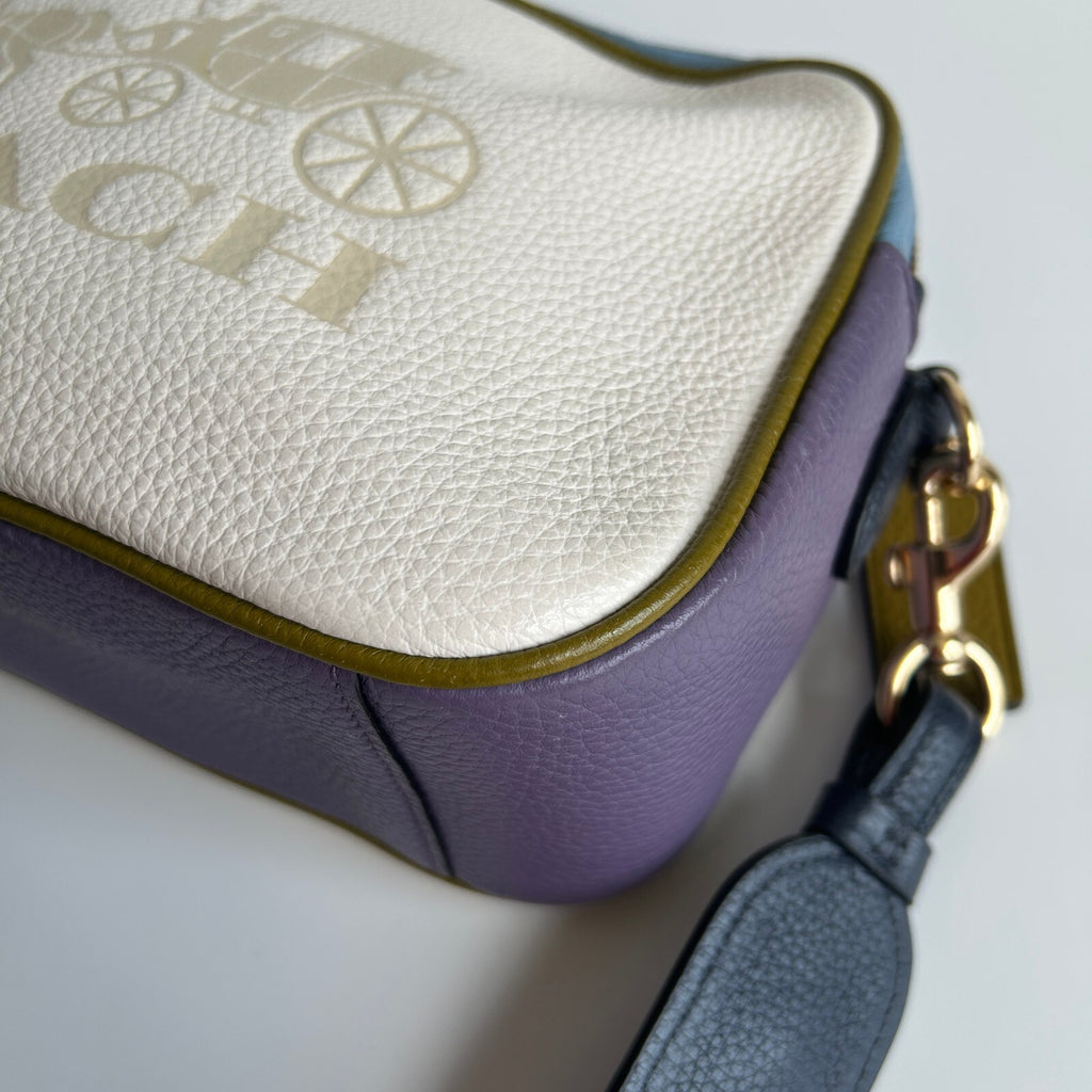 Coach Jes Crossbody Camera Bag in Colorblock Pebbled Leather5