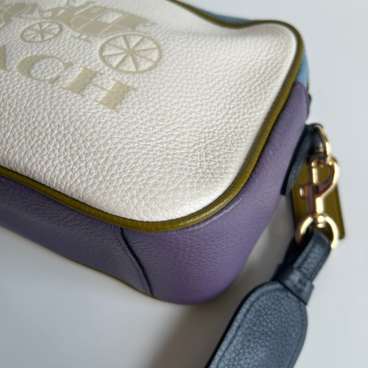 Coach Jes Crossbody Camera Bag in Colorblock Pebbled Leather5