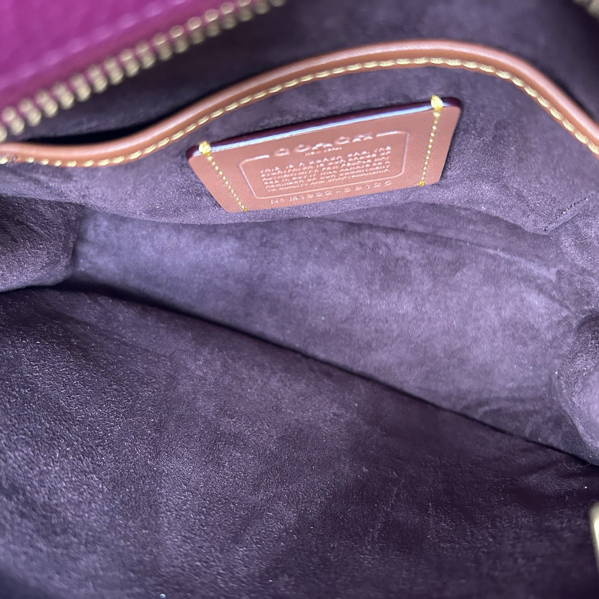 Coach Emery Crossbody 21 Hibiscus Pink Pebbled Leather Bag Excellent4