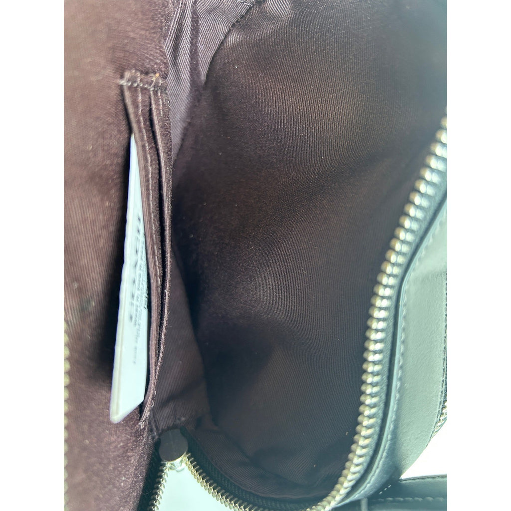 Coach Heart Crossbody Brown Multi Signature Canvas Leather Bag Excellent4