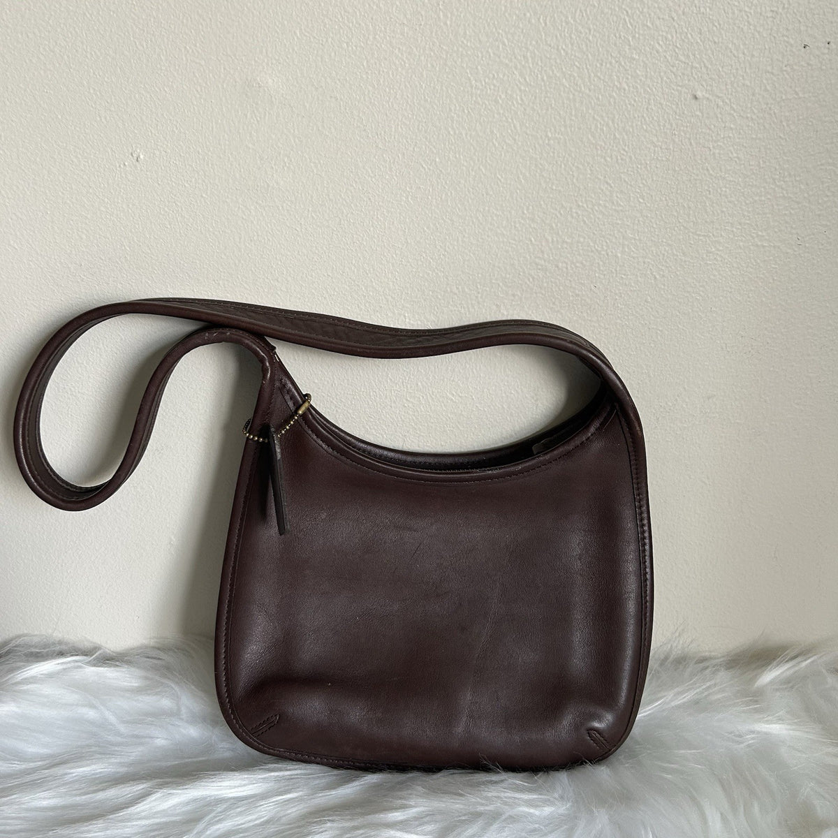 Coach Ergo 9020 Brown Glovetanned Leather Small Hobo Shoulder Bag Good2