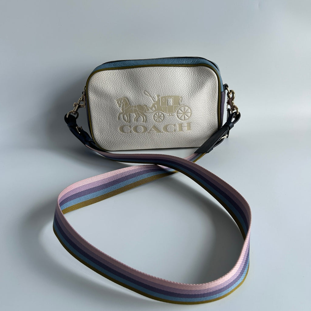 Coach Jes Crossbody Camera Bag in Colorblock Pebbled Leather2