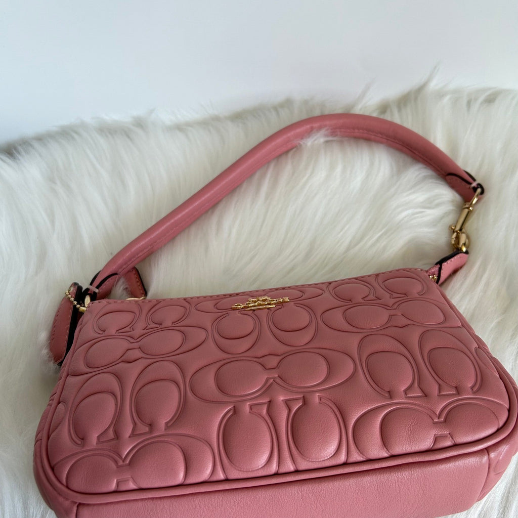 Coach Nolita 19 Pink Quilted Leather Shoulder Bag Excellent3