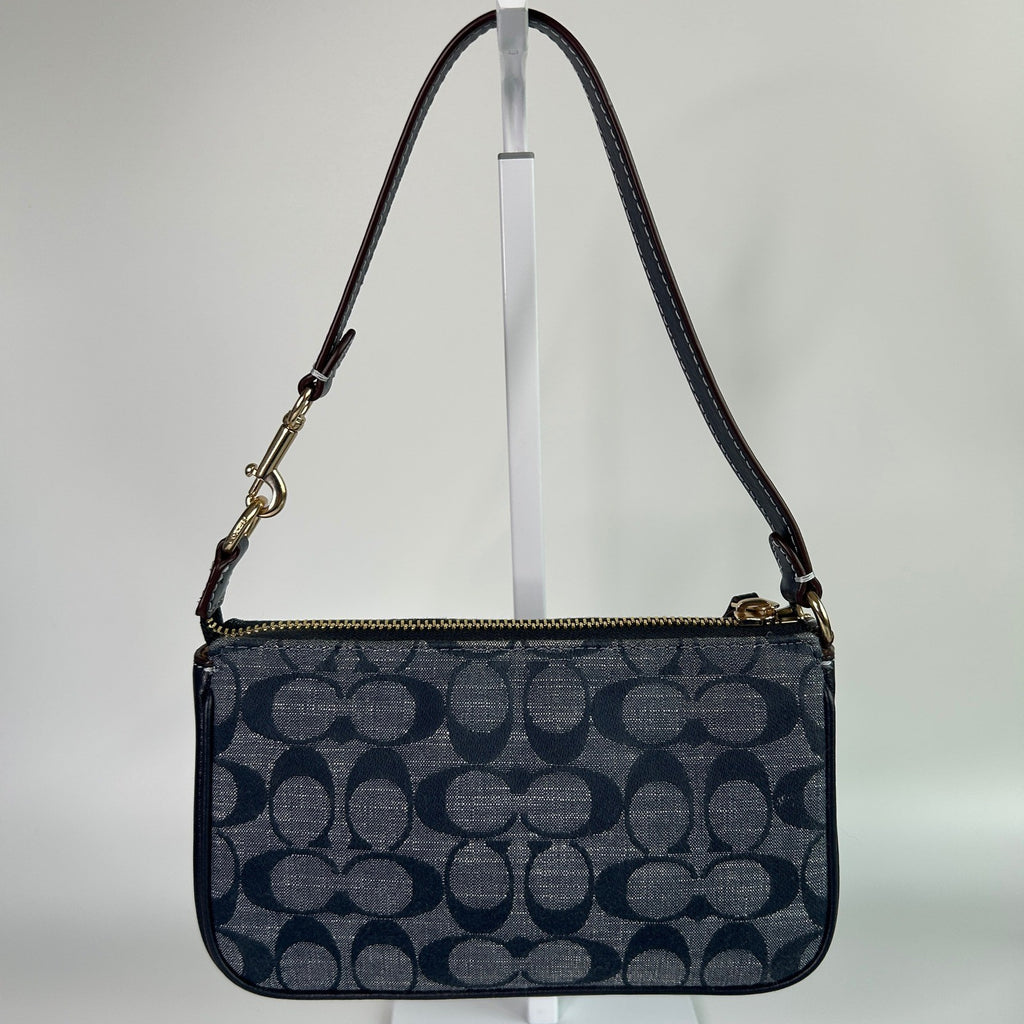 Coach Nolita 19 Signature Chambray Leather Shoulder Bag Excellent1