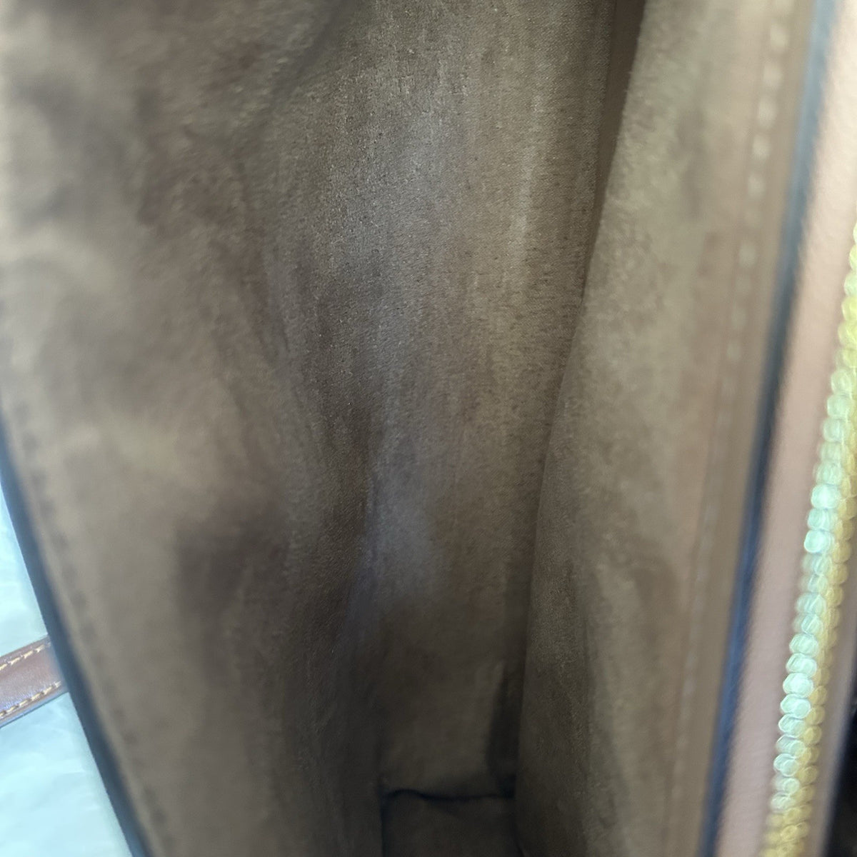 Coach Eliza Brown Signature Canvas Leather Shoulder Bag Excellent6