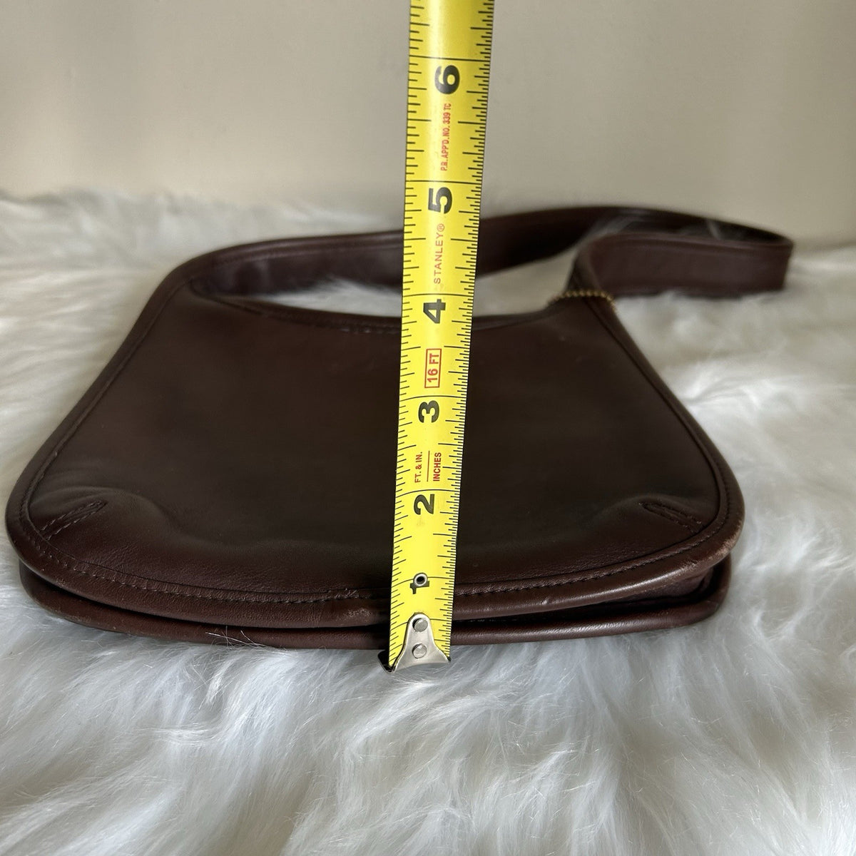 Coach Ergo 9020 Brown Glovetanned Leather Small Hobo Shoulder Bag Good6