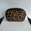 Coach Jamie Camera Bag Leopard Signature Canvas Crossbody CC759 Excellent0