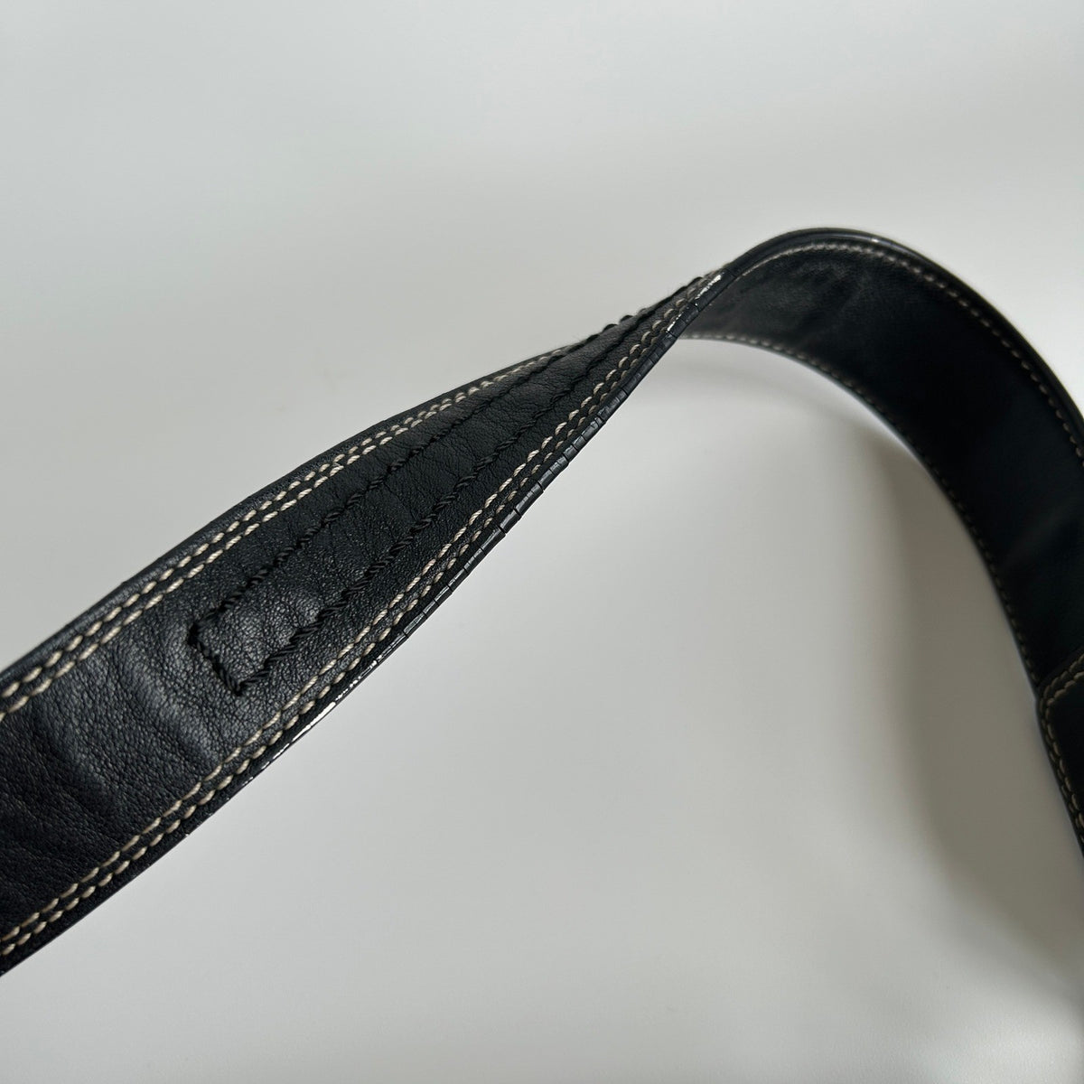 Coach Soho Pleated Flap Black Pebbled Leather Shoulder Bag Good7