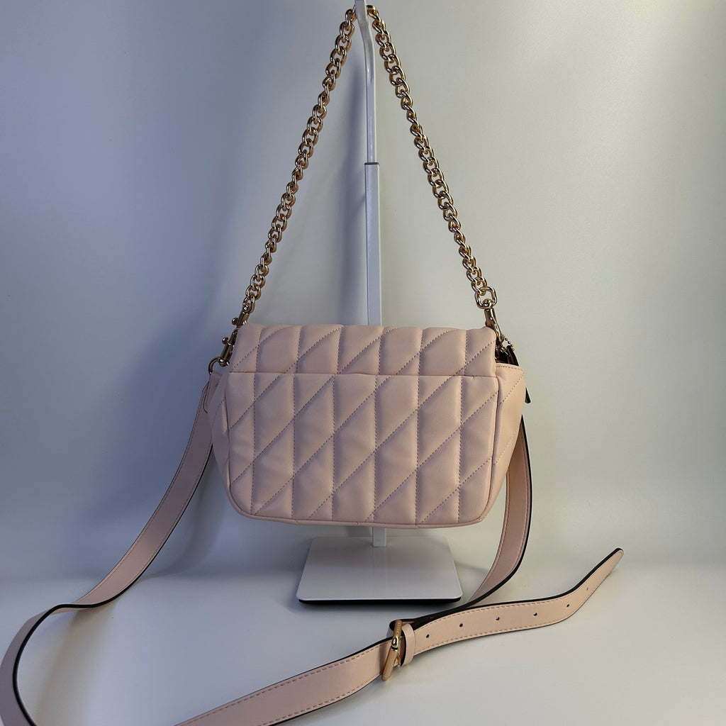 Coach Quinn Pink Quilted Leather Shoulder Bag CY663 Excellent1