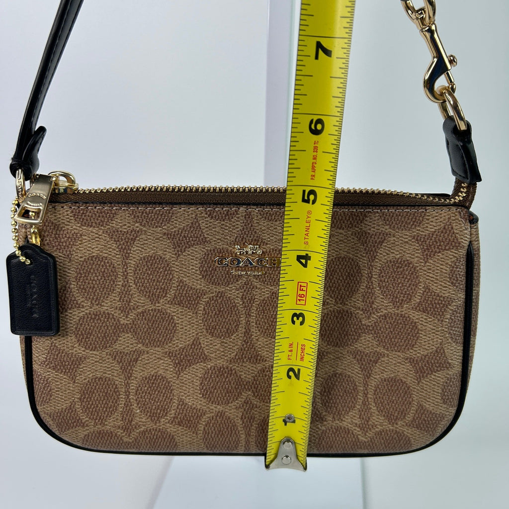 Coach Nolita 19 Tan Signature Coated Canvas Shoulder Bag Excellent4