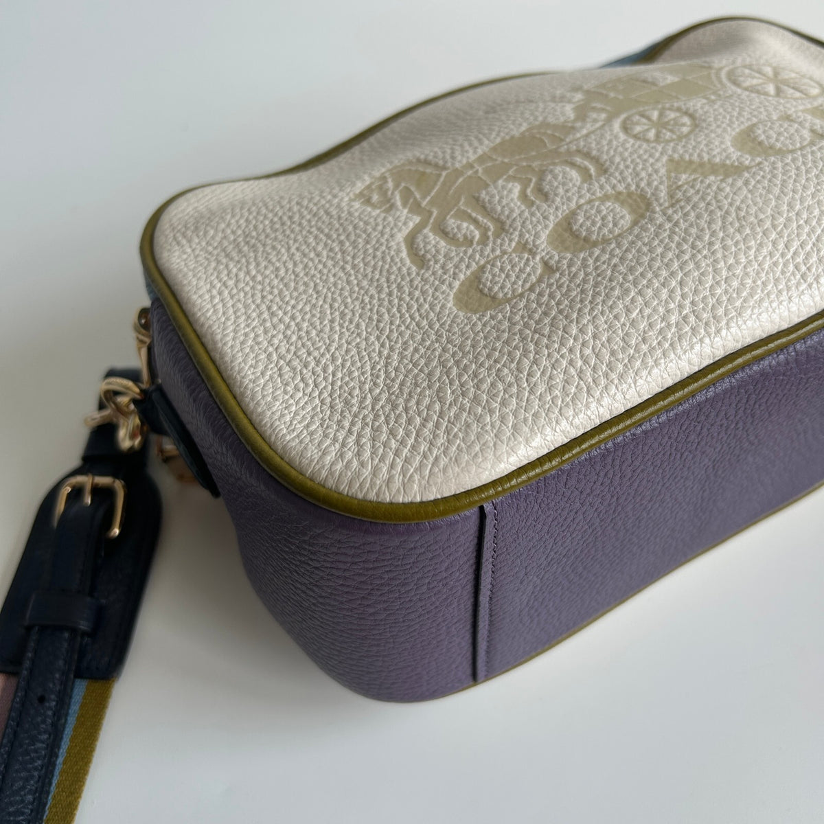 Coach Jes Crossbody Camera Bag in Colorblock Pebbled Leather6
