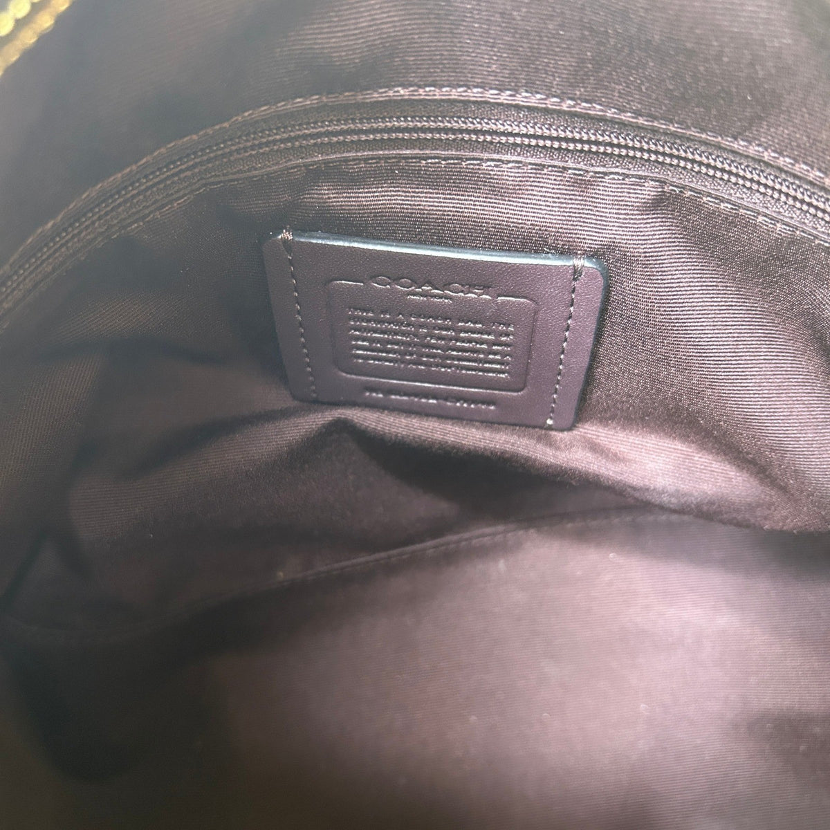 Coach Laurel Black Pebbled Leather Shoulder Bag Excellent3