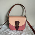 Coach Kleo 23 Faded Blush Multi Pebbled Leather Shoulder Bag NWT0