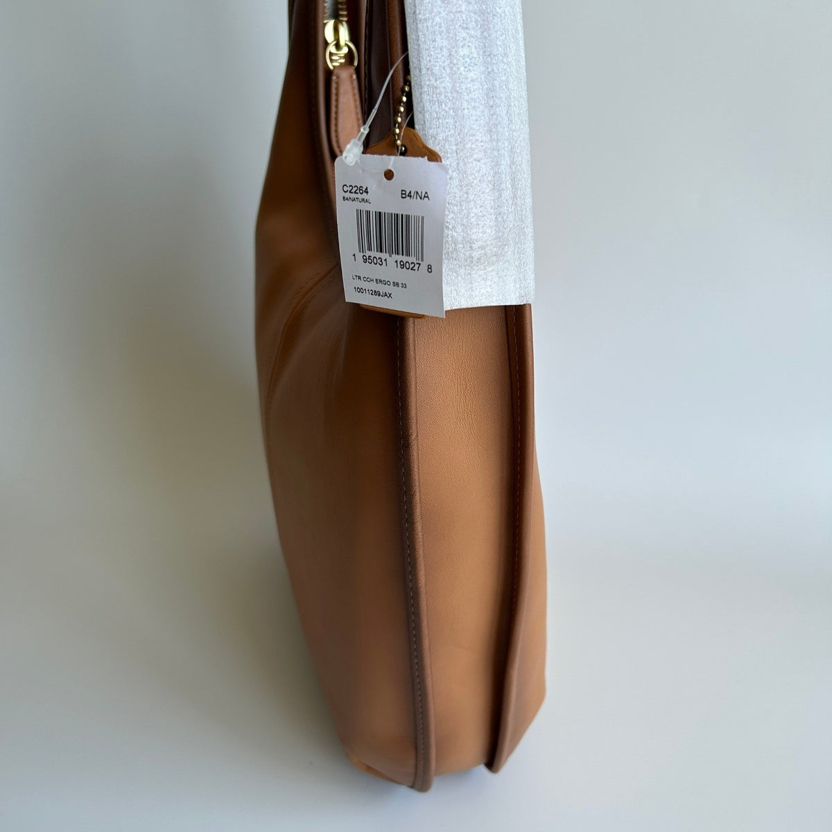 Coach Ergo 33 Natural Glovetanned Leather Shoulder Bag Excellent2