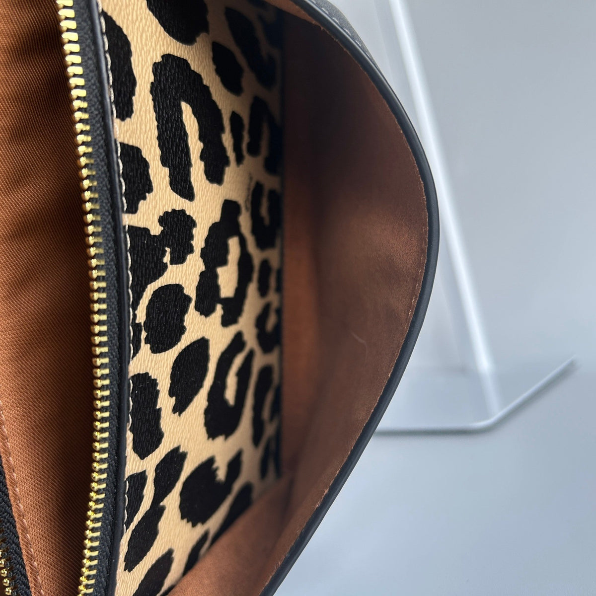 Coach Klare Crossbody Leopard Print Leather Bag CV944 Excellent3
