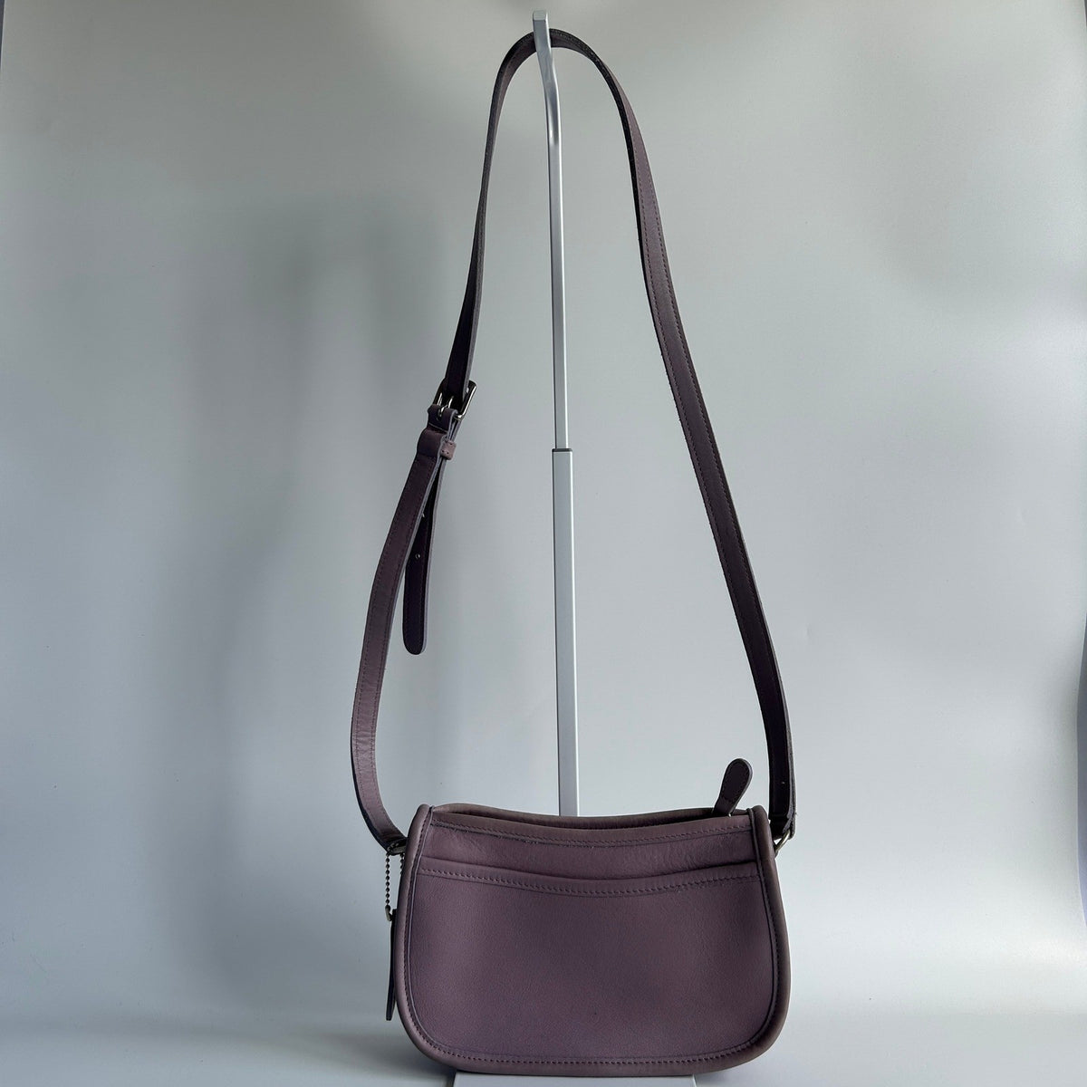 Coach Swinger 20 Purple Glove Tanned Leather Crossbody Bag 9031 Excellent0