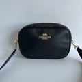 Coach Jamie Black Pebbled Leather Camera Bag New0