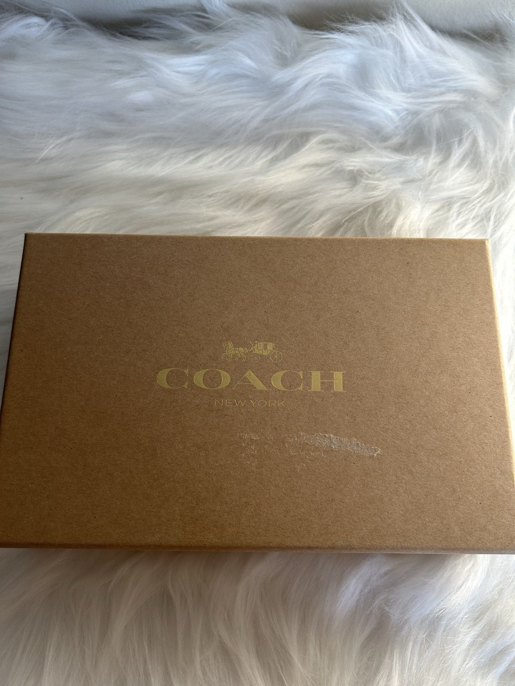 Coach Signature Leather Snap Wallet Keychain Set Chalk White NEW4