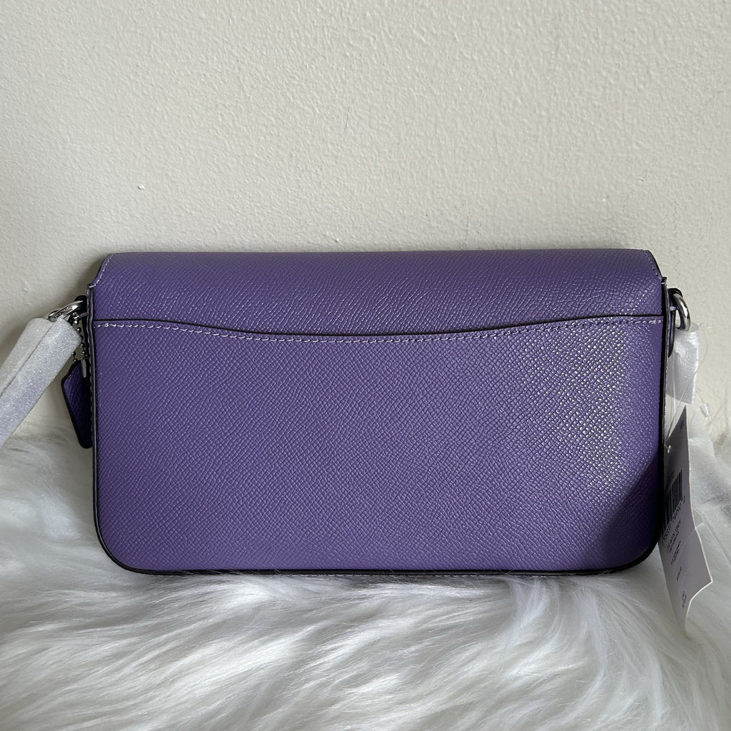 Coach Wyn Washed Plum Crossgrain Leather Crossbody Bag NEW3
