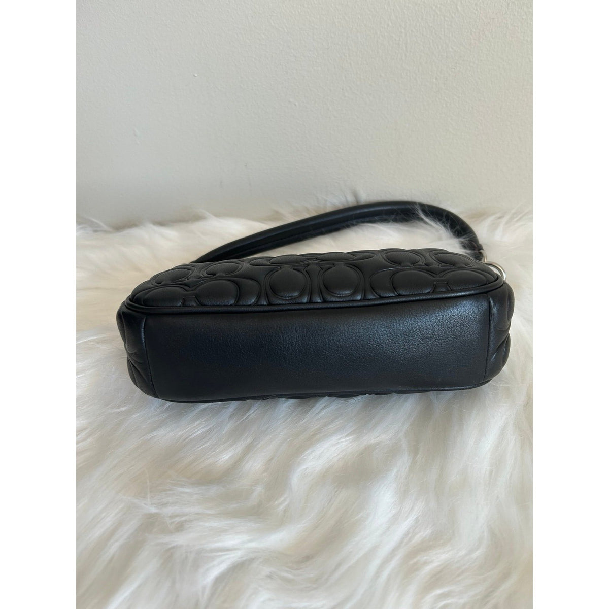 Coach Nolita 19 Black Quilted Leather Signature Shoulder Bag Excellent3
