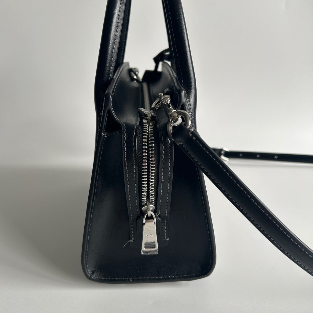 Coach Andrea Carryall Black Bow Print Leather Crossbody Bag CAA77 Excellent7
