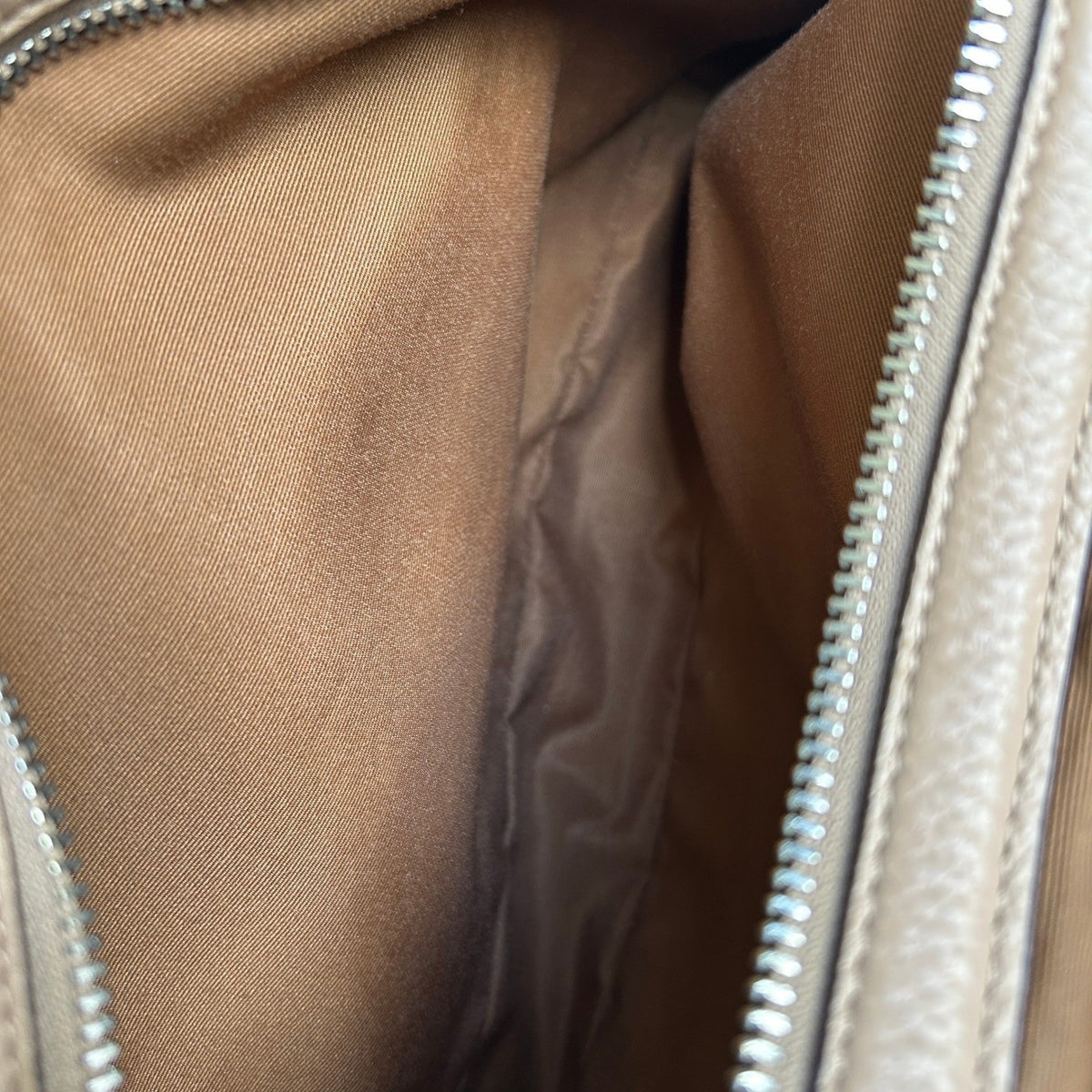 Coach Kristy Taupe Pebbled Leather Shoulder Bag Excellent9