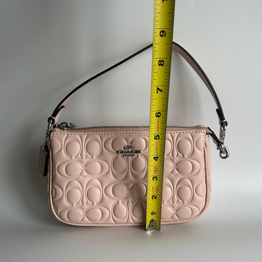 Coach Nolita 19 Shell Pink Debossed Leather Shoulder Bag Excellent6