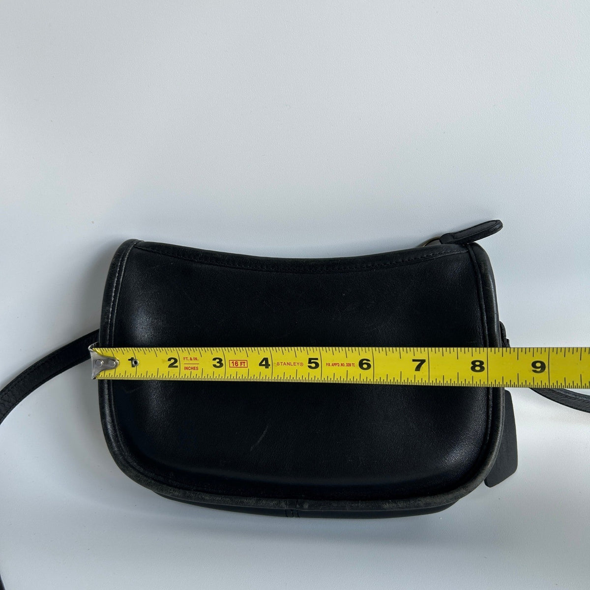 Coach Wendie 9031 Black Leather Crossbody Shoulder Bag Vintage7