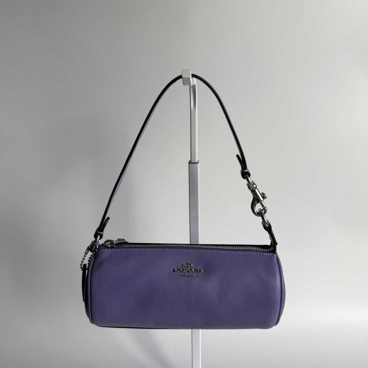 Coach Nolita Barrel Bag Light Violet Leather Shoulder Bag CR830