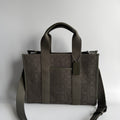 Coach Smith Tote Olive Drab Signature Jacquard Leather Crossbody CY367