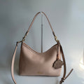 Coach Laurel Shoulder Bag Cream Tan Pebbled Leather Bag CBH81