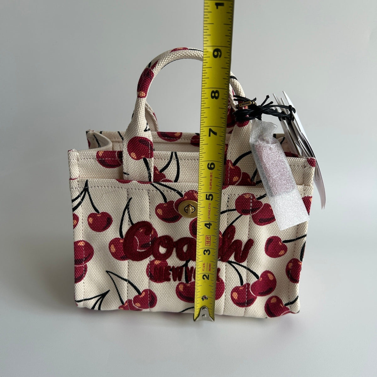 Coach Cargo Tote 20 Chalk Multi Canvas Bag CCH32