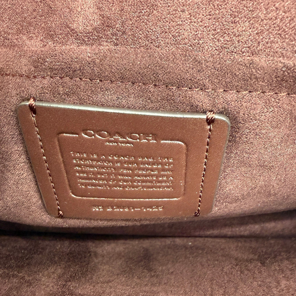 Coach Klare Crossbody Mauve Pink Butterfly Applique Leather 1425 Shoulder Bag