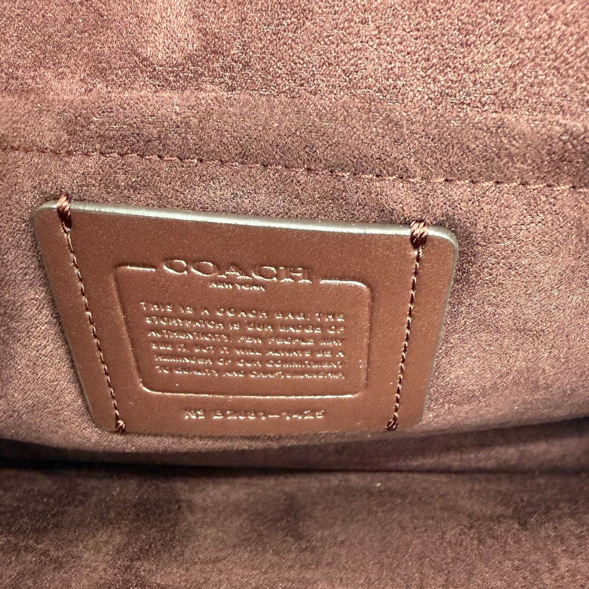 Coach Klare Crossbody Mauve Pink Butterfly Applique Leather 1425 Shoulder Bag