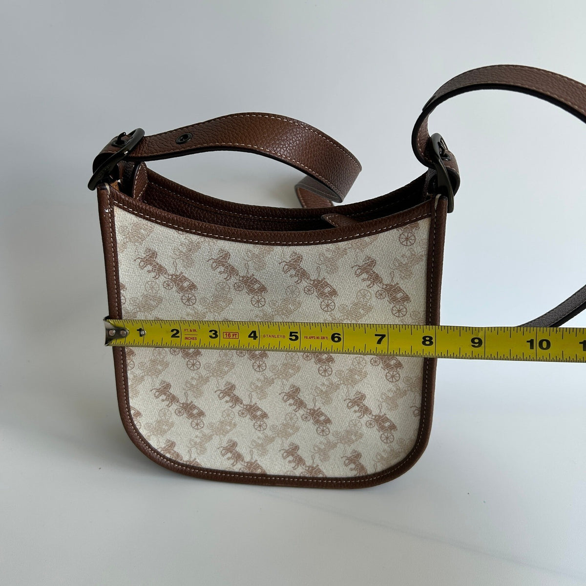 Coach Emery Crossbody Bag Horse and Carriage Coated Canvas Leather 89142
