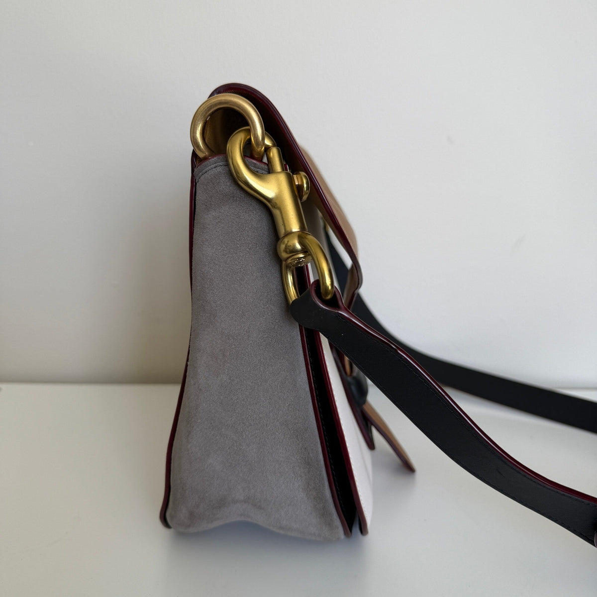 Coach Rodarte Courier Colorblock Leather Crossbody Bag C22752