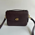 Coach Cassie Crossbody Bag Oxblood Polished Pebble Leather 68348