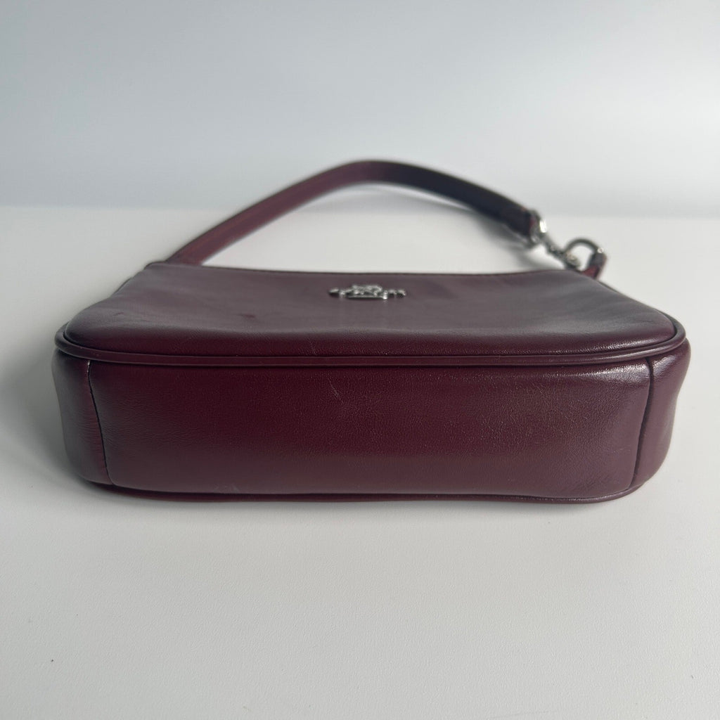 Coach Nolita 19 Burgundy Smooth Leather Shoulder Bag CCK95