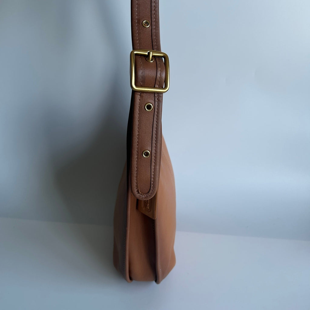 Coach Ergo British Tan Leather Hobo Shoulder Bag C2265