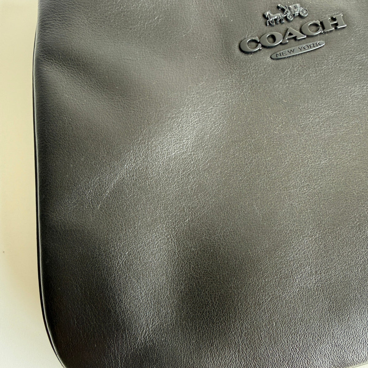 Coach Penelope Black Smooth Leather Shoulder Bag CP101