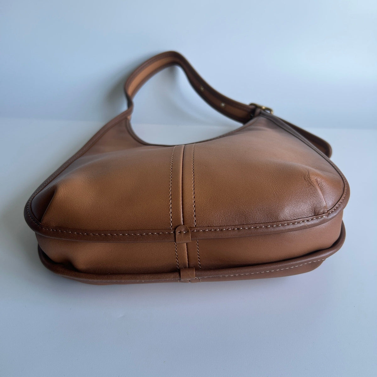 Coach Ergo British Tan Leather Hobo Shoulder Bag C2265