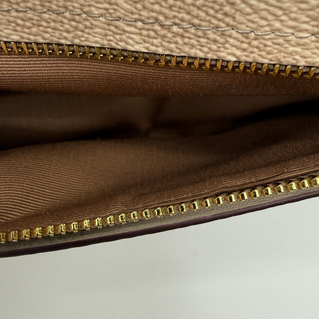 Coach Rowan Satchel Sand Chalk Signature Canvas Bag CV961 Crossbody Handbag